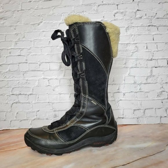 Merrell Prevoz Waterproof Boots Black 